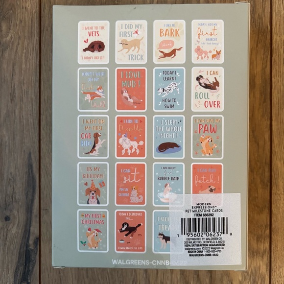 NWOT Dog Milestone Cards - Picture 2 of 2